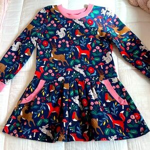Mini Boden girls sweatshirt dress